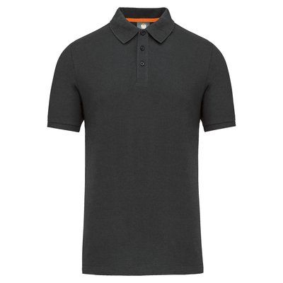 Polo Ecorresponsable Algodón Orgánico DARK GREY 4XL