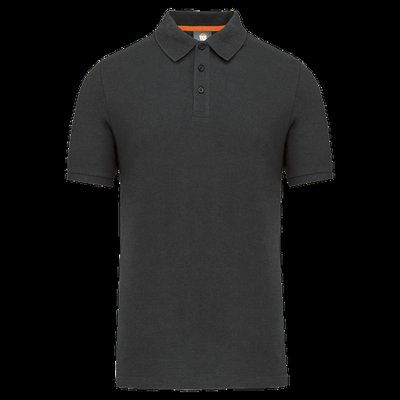 Polo Ecorresponsable Algodón Orgánico DARK GREY 5XL