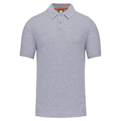 Polo Ecorresponsable Algodón Orgánico Gris XL