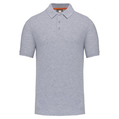 Polo Ecorresponsable Algodón Orgánico Oxford Grey 3XL