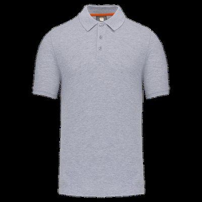 Polo Ecorresponsable Algodón Orgánico Oxford Grey 5XL