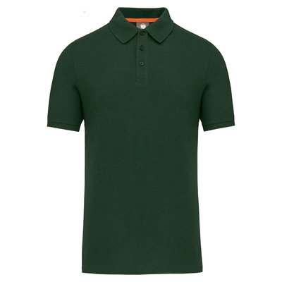 Polo Ecorresponsable Algodón Orgánico Verde 6XL