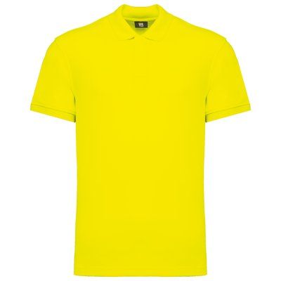 Polo ecorresponsable unisex Fluorescent Yellow XS