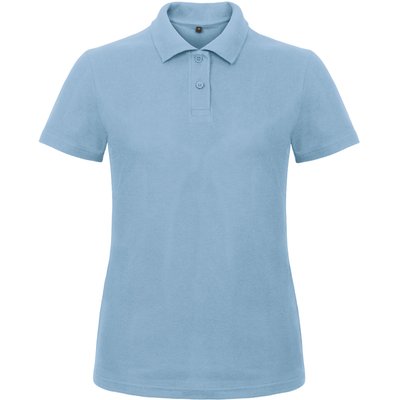 Polo entallado para mujer 100% algodón Azul 3XL