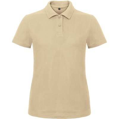 Polo entallado para mujer 100% algodón Beige XS