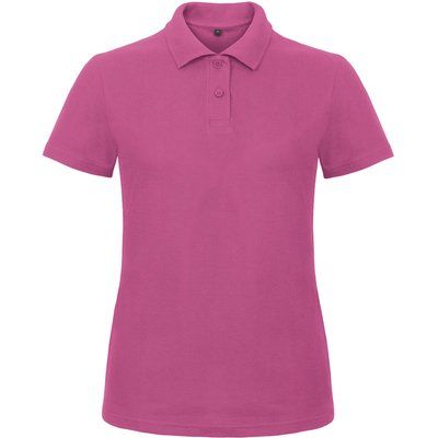 Polo entallado para mujer 100% algodón Fuchsia XL