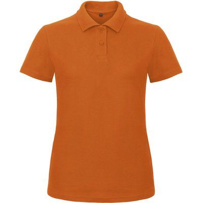 Polo entallado para mujer 100% algodón Orange L