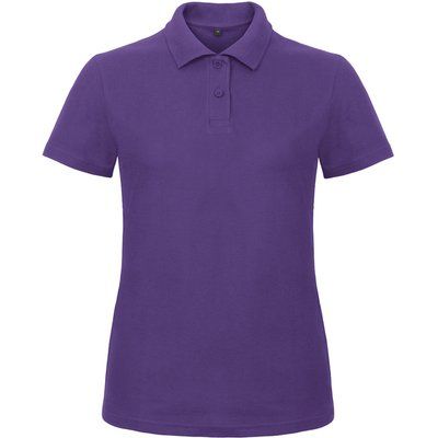 Polo entallado para mujer 100% algodón Purple 3XL