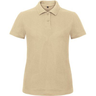 Polo entallado para mujer 100% algodón Sand XL