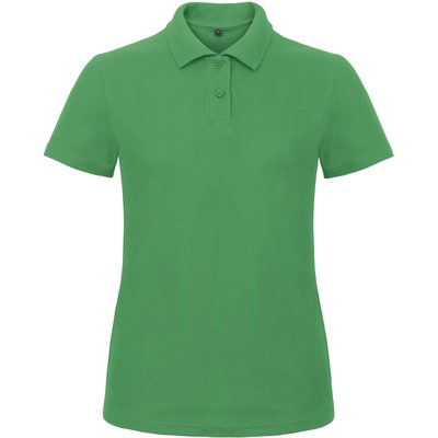 Polo entallado para mujer 100% algodón Verde 3XL