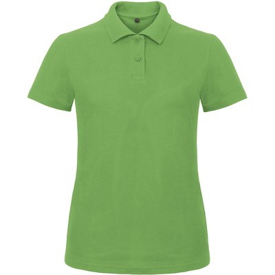 Polo entallado para mujer 100% algodón Verde S