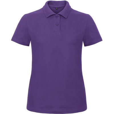 Polo entallado para mujer 100% algodón Violeta 3XL