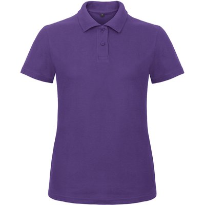 Polo entallado para mujer 100% algodón Violeta L