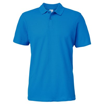 Polo hombre 100% algodón Azul 4XL