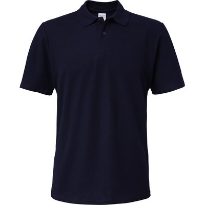 Polo hombre 100% algodón Azul 4XL