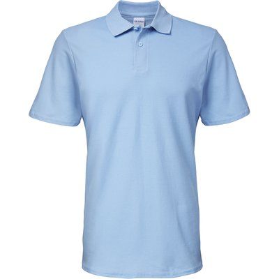 Polo hombre 100% algodón Light Blue M