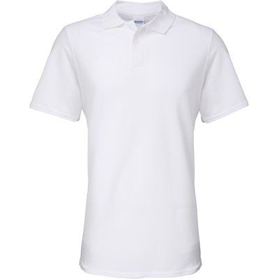 Polo hombre 100% algodón White XXL