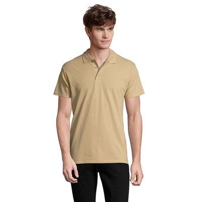 Polo Hombre 210g Algodón Amarillo M