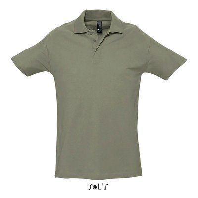 Polo Hombre 210g Algodón Caqui M