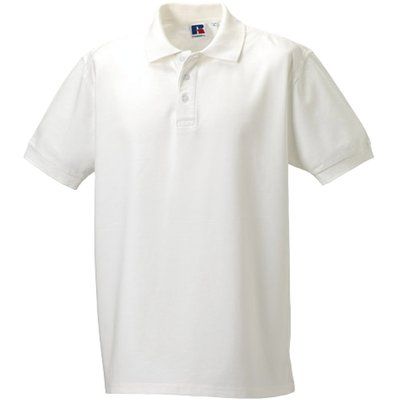 Polo hombre 3 botones Blanco 4XL