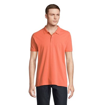 Polo de Hombre en Algodón Orgánico Naranja M