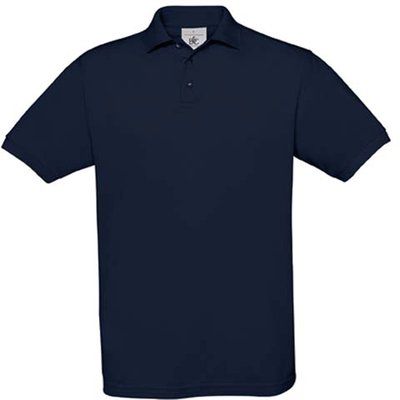 Polo hombre algodón punto piqué Navy L