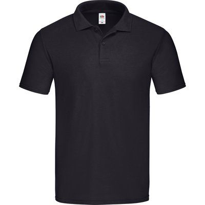 Polo hombre de corte ceñido Black XL