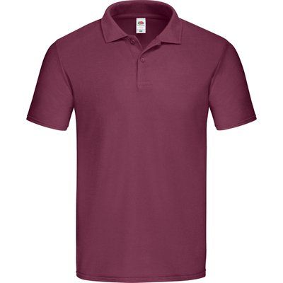 Polo hombre de corte ceñido Burgundy XL