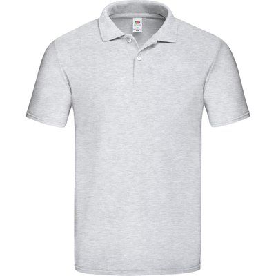 Polo hombre de corte ceñido Heather Grey M