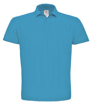 Polo hombre cuello canalé Azul XXL