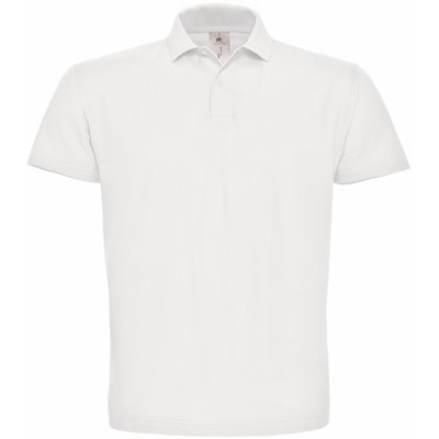 Polo hombre cuello canalé Blanco XL