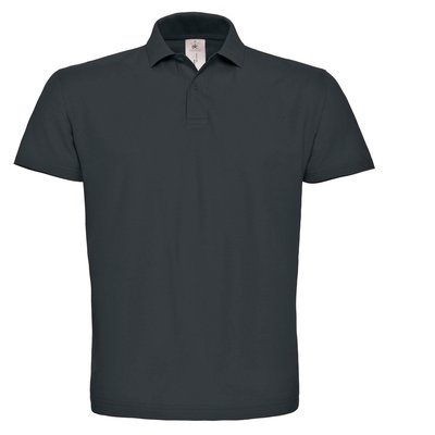 Polo hombre cuello canalé Gris M