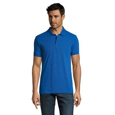 Polo Hombre Manga Corta 200g Azul Royal 5XL