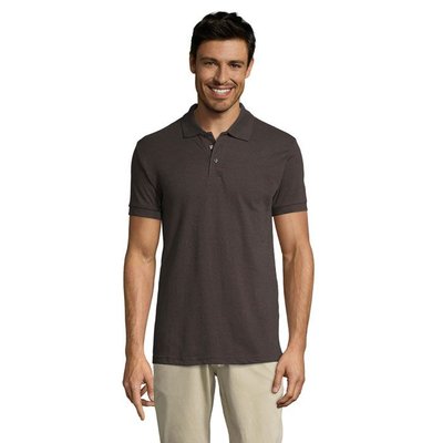 Polo Hombre Manga Corta 200g Gris 5XL