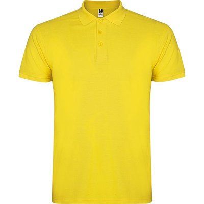 Polo de hombre de manga corta Amarillo L