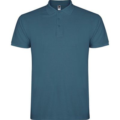 Polo de hombre de manga corta AZUL TORMENTA M