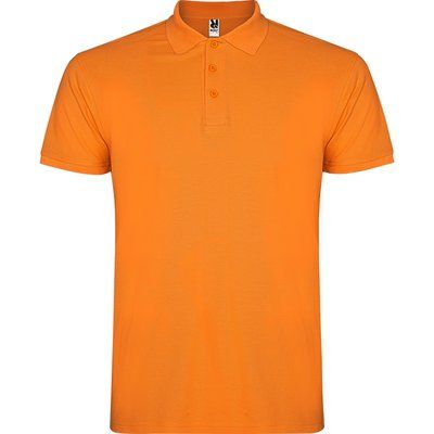 Polo de hombre de manga corta Naranja L