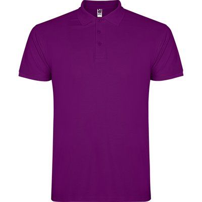 Polo de hombre de manga corta Púrpura 3XL