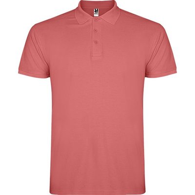 Polo de hombre de manga corta ROJO CRISANTEMO L