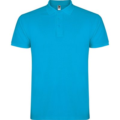 Polo de hombre de manga corta Turquesa 3XL