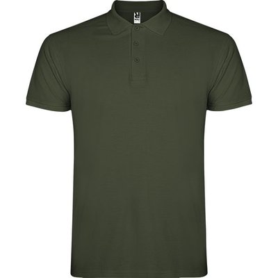 Polo de hombre de manga corta VERDE AVENTURA XL