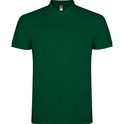 Polo de hombre manga corta VERDE BOTELLA 2XL