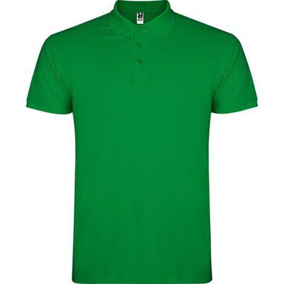 Polo de hombre de manga corta VERDE TROPICAL L