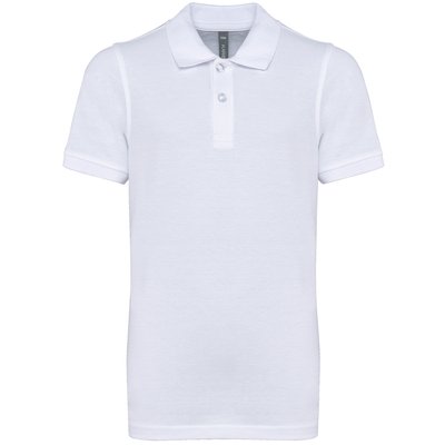 Polo infantil 100% algodón Blanco 6/8 ans