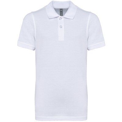 Polo infantil 100% algodón White 8/10 ans