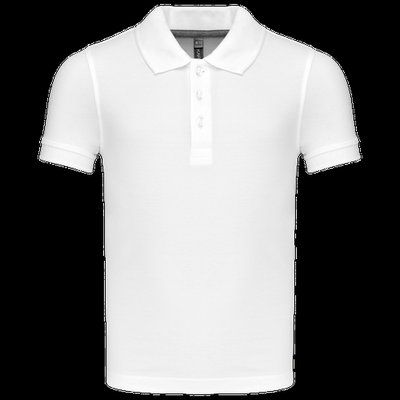 Polo infantil de manga corta White 4/6 ans