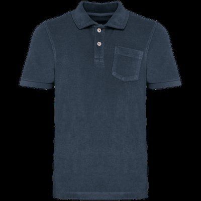 Polo infantil de rizo Navy Blue 6/8 ans