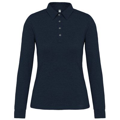 Polo jersey manga larga mujer Navy XL