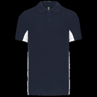 Polo manga bicolor hombre Navy / White M