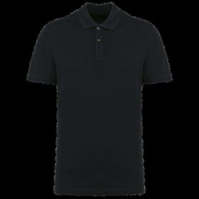 Polo manga corta algodón de calidad Black S